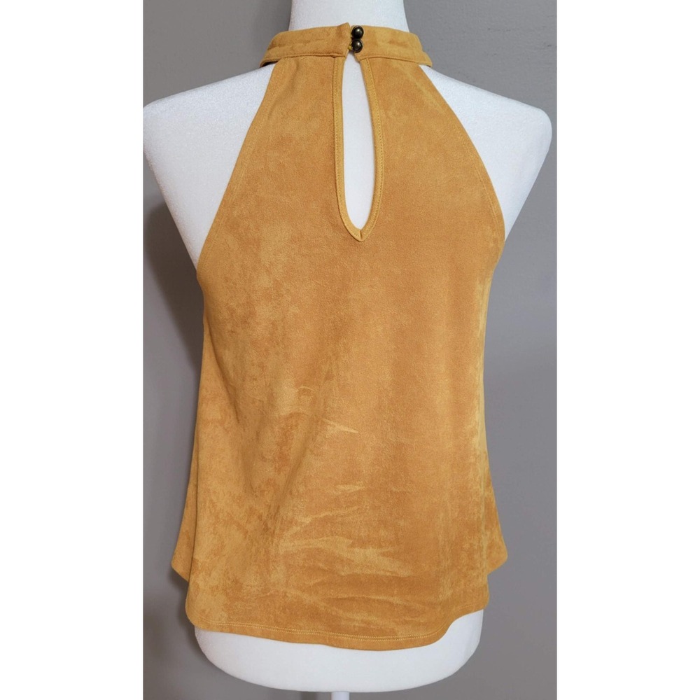Lord & Taylor Design Lab Suede Halter Tank - Picture 2 of 5